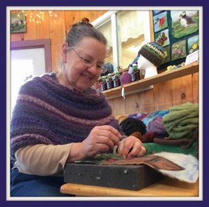 felting classes with Maine fiber artist Marty Elkin