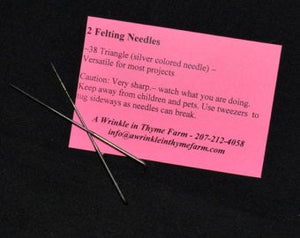 triangle felting needles